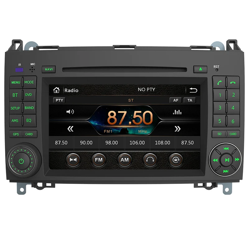 AWESAFE 7‘’ Android Car Stereo Para Benz Sistema Actualización de Radio de Pantalla Táctil con Carplay Inalámbrico Android Auto, Soporte Bluetooth WiFi Navegación GPS