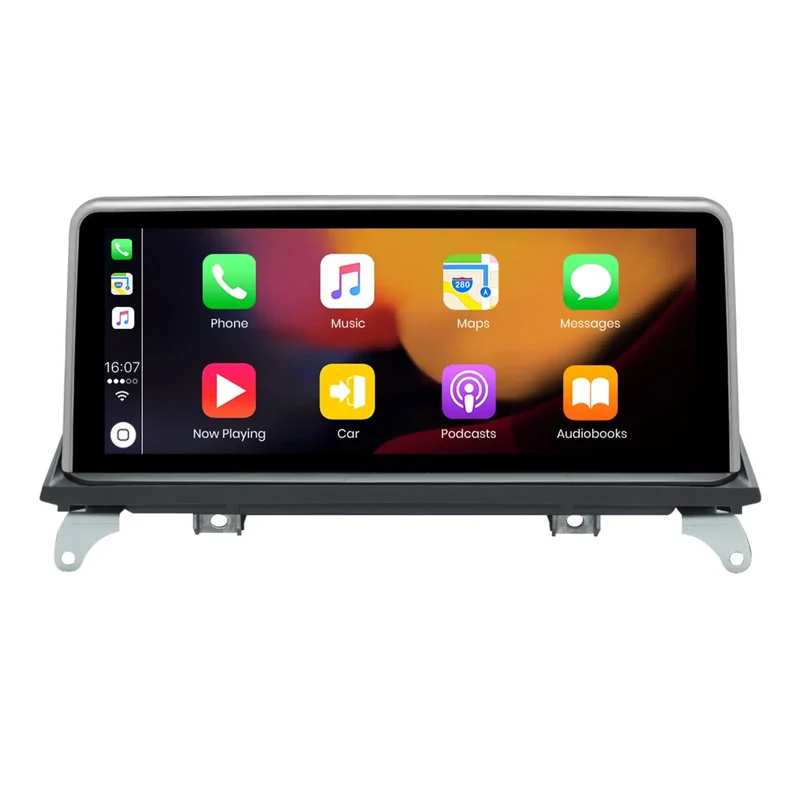 AWESAFE Android 4Go + 64Go Autoradio pour BMW X5 E70 X6 E71 avec écran Tactile de 10.25 Pouces, Carplay/Android Auto/Bluetooth/WIFI/4G Prend en Charge d'origine CCC Système [2007-2009]