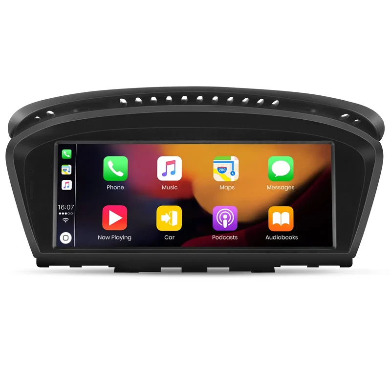AWESAFE Android 13 [4 Go + 64 Go] Autoradio compatibles pour BMW Série 5, E60, E61, E63, E64, Série 3 E90, E91, E92, avec écran Tactile de 8,8 Pouces, Carplay/Android Auto/Bluetooth/WIFI/4G[2004-2008]
