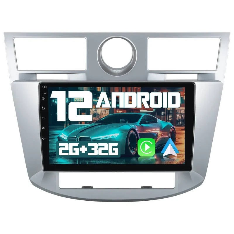 AWESAFE Android Car Radio Stereo with Wireless CarPlay & Android Auto for Chrysler Sebring - Wit 2006-2010