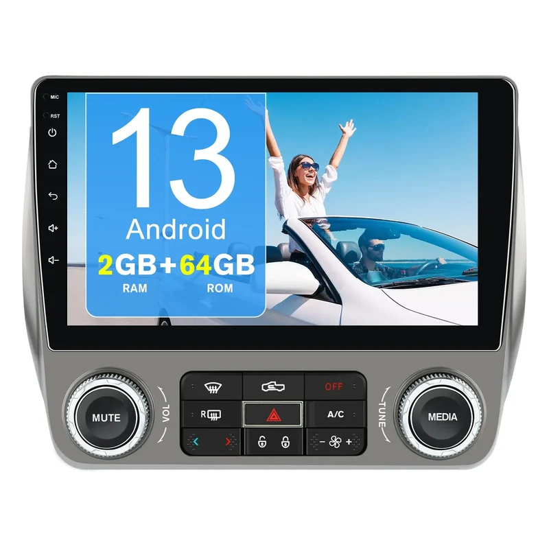 AWESAFE 5G WiFi 2G RAM 64G ROM Car Radio Stereo with Wireless CarPlay & Android Auto GPS for Chevrolet Chevy Camar 2008-2015