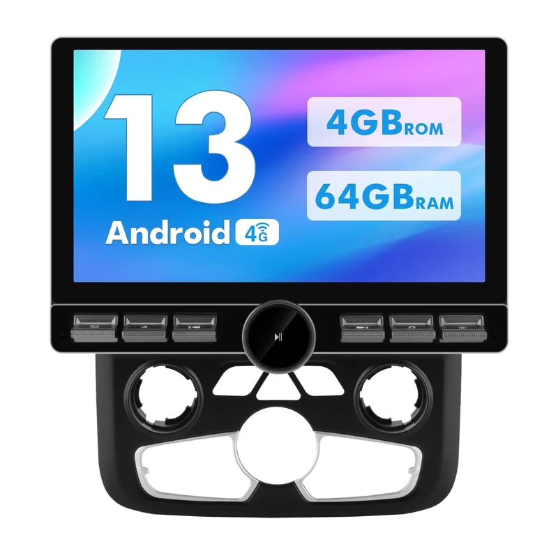 AWESAFE Android 13 Car Radio Stereo with Wireless CarPlay & Android Auto for Dodge RAM 2013-2019