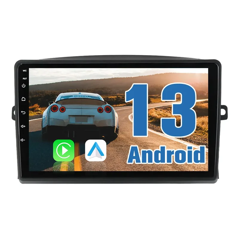 AWESAFE Car Radio Stereo with Wireless CarPlay & Android Auto GPS for Toyota Sienna - Wirele 2004-2010