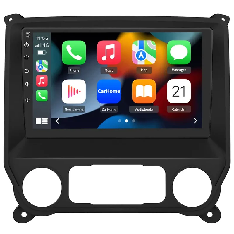 AWESAFE Android 13 Car Radio Stereo 10.1 Inch for Chevy Silverado GMC 2014-2018,(Without Bo-seSystem) CarPlay, Android Auto, Backup Camera, GPS Navigation