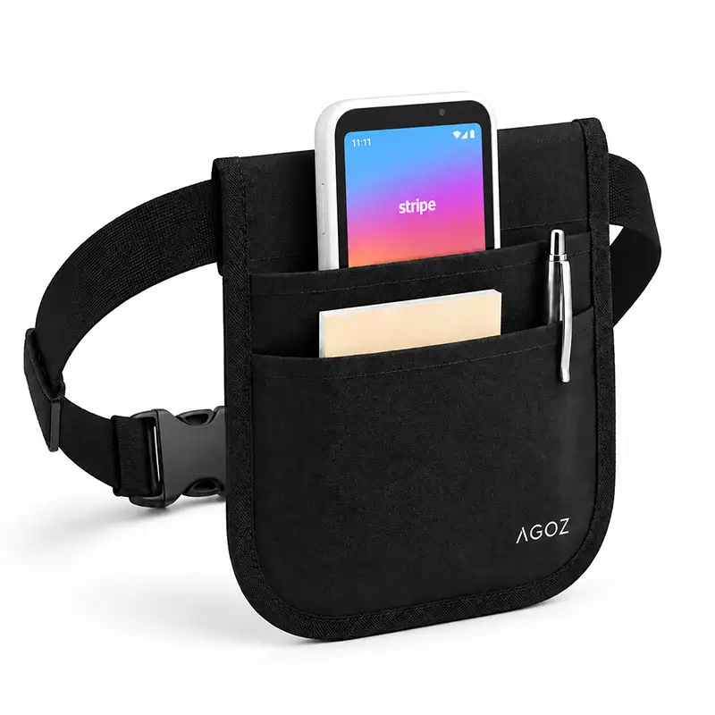 Pochette de tablier pour serveur Stripe Reader pour service à table | Agoz