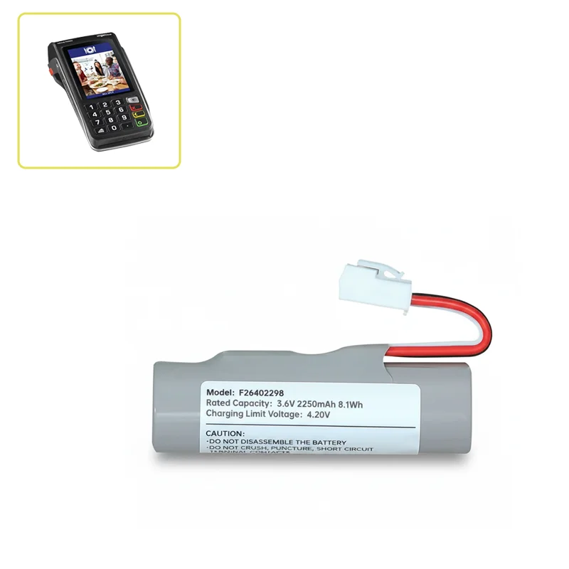 Batterie de remplacement 2200mAh pour terminal de paiement Ingenico POS | Agoz