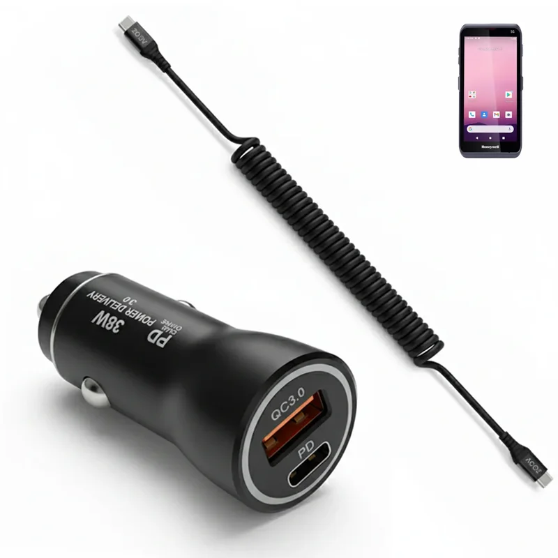 Kit de chargeur véhicule 38W pour ordinateur mobile Honeywell, mobilité sur le terrain | Agoz
