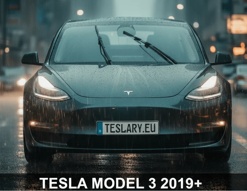 Essuie-glaces de rechange haut de gamme en caoutchouc naturel pour Tesla Model 3 et Tesla Model Y LHD / RHD