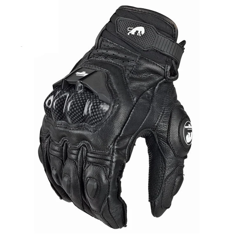 Motorcycle Leather Racing Gloves