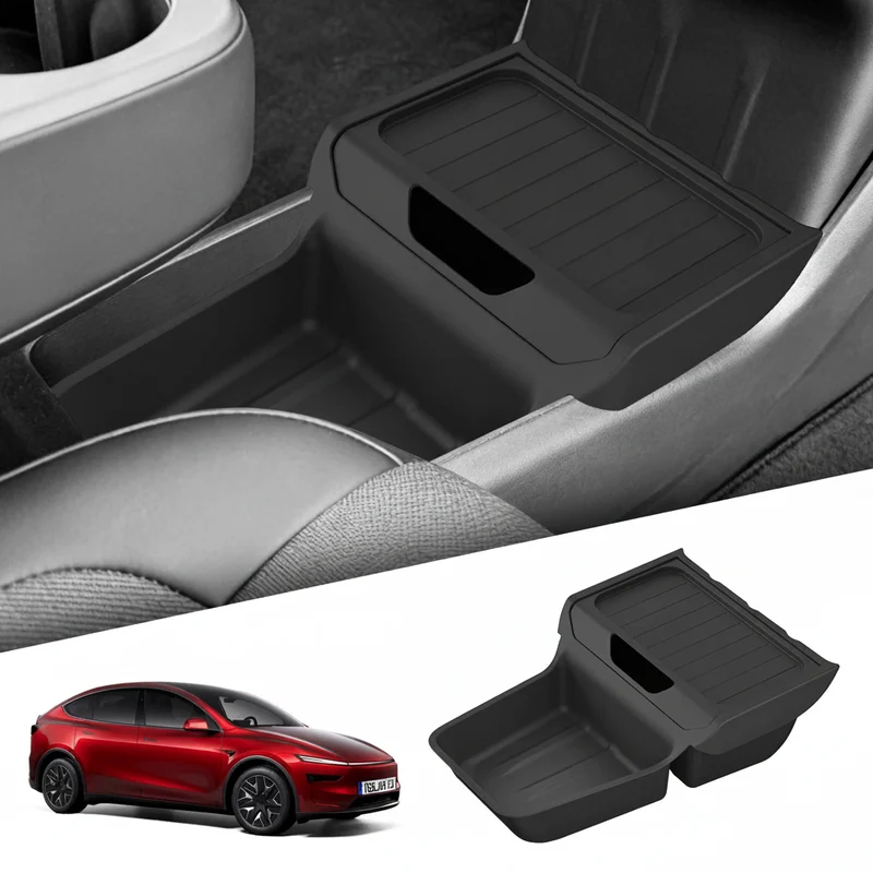 Tesla Model Y Juniper (version standard propulsion uniquement) Plateau organisateur inférieur de la console centrale