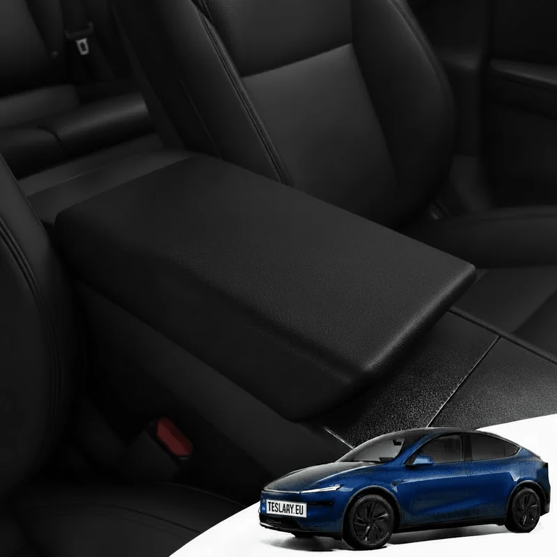 Housse d'accoudoir de console centrale en TPE noir ou blanc, ajustement parfait et facile à nettoyer pour Tesla Model 3+ Highland et Tesla Model Y Juniper Premium