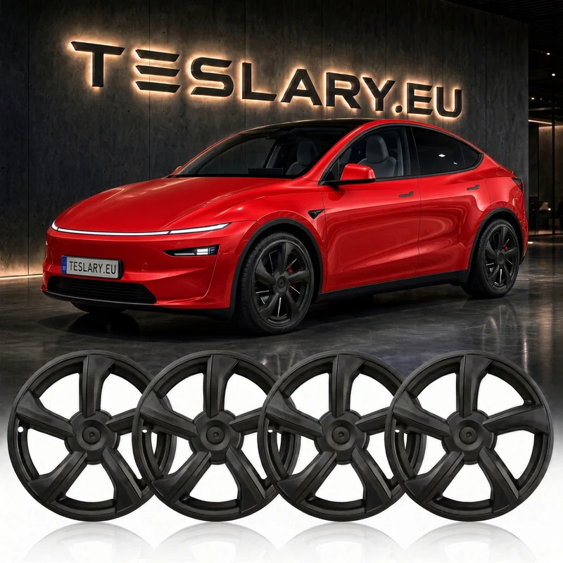 Teslary Model Y+ Juniper - Enjoliveur intégral 19" en ABS résistant, noir mat