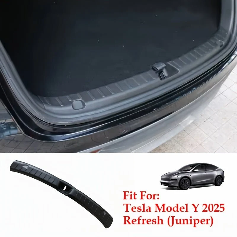 Protection de coffre arrière pour Tesla Model Y Juniper 2025+ - Protection de porte de coffre en TPE, accessoire résistant aux rayures pour , protection renforcée, protection de porte de coffre |