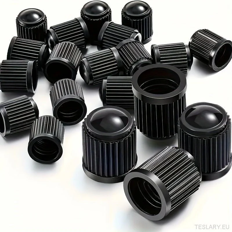 Bouchons de valve de pneu universels, PVC noir, joint solide, pour Tesla, BYD, MG, KIA et presque tous les autres véhicules électriques