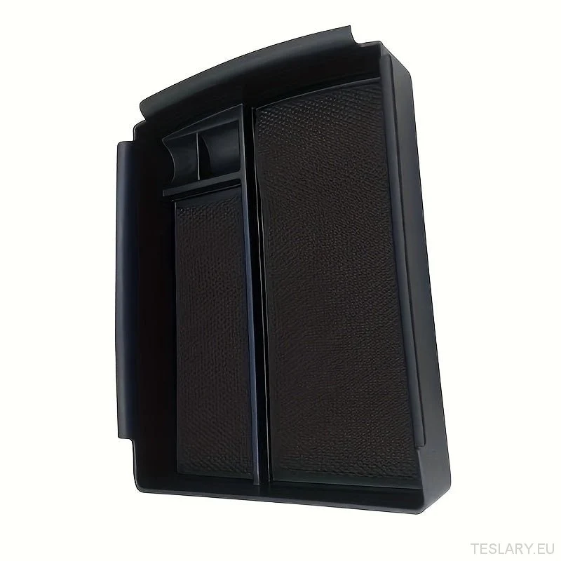 Tesla Model Organisateur de console centrale X, en ABS, boîte de rangement avec tapis antidérapants, compatible avec TESLA Model X
