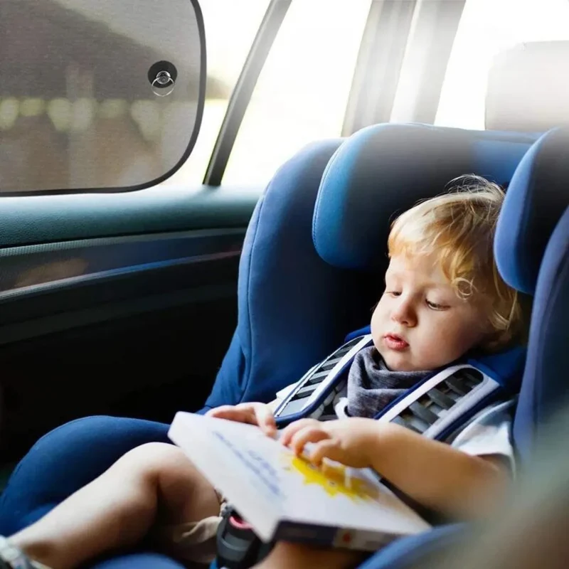 Pare Soleil Voiture Ventouse Bébé - Vitres Latérales | SunSafe™