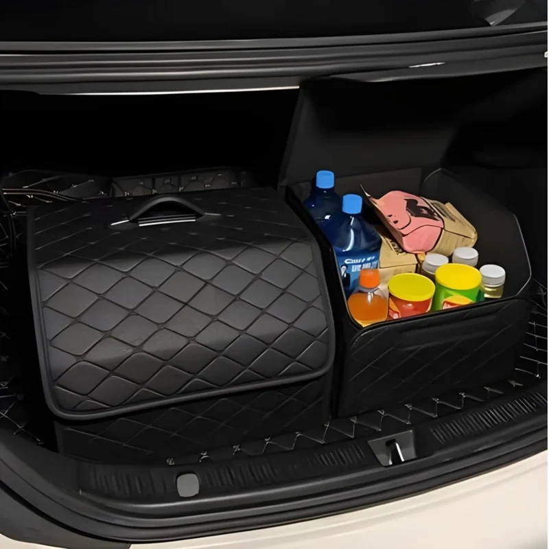 Boîte Rangement Voiture - Noir | BlackVault™