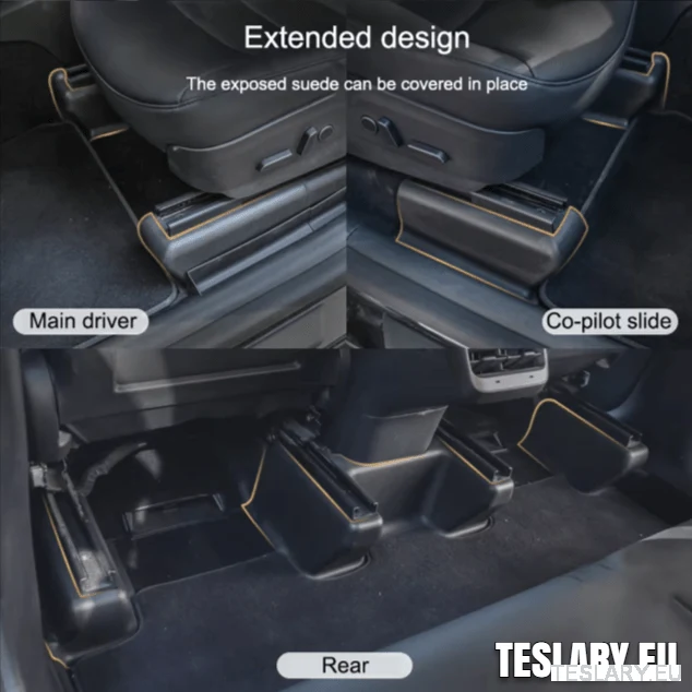 Tesla Model Kit complet de protection de rails de siège Y en 9 pièces