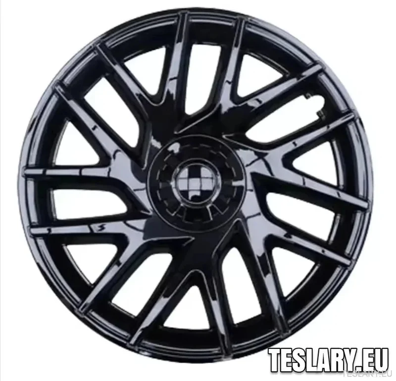 Tesla 18 pouces Model 3+ Enjoliveurs Highland à jante complète noir brillant / noir mat