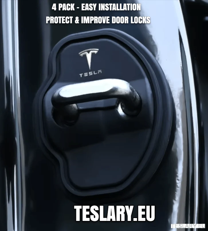 Tesla Model 3/3+ Protection de serrure de porte en silicone Highland & Y avec logo