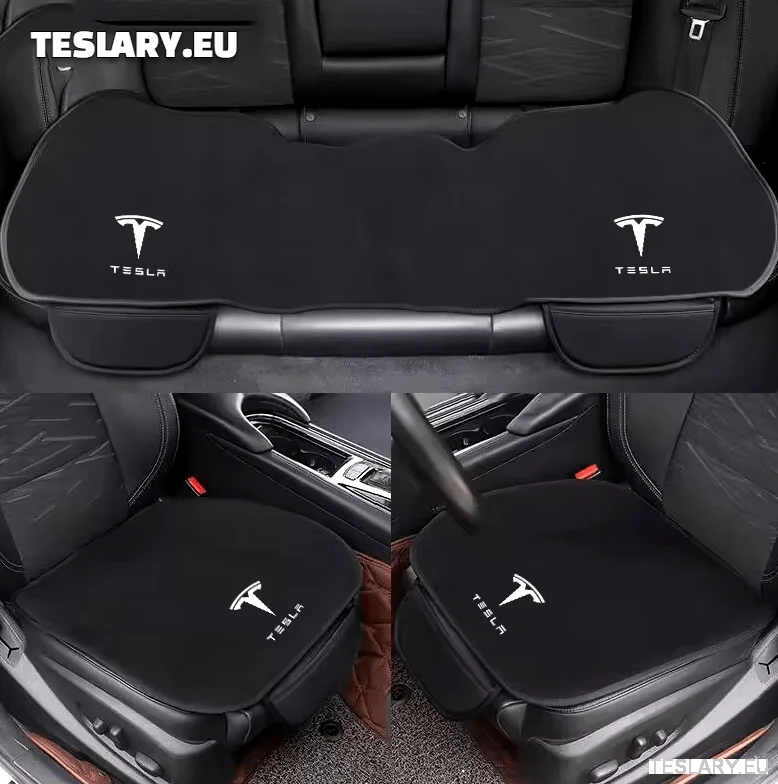 Tesla Model 3 / Y Housses de coussin de siège de protection ajustées avec logo
