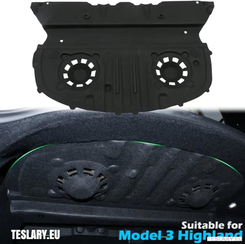 Tesla Model 3. Insonorisation et isolation du coffre