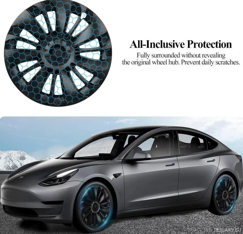 Tesla Model Enjoliveurs de style Ubertine 19" Performance
