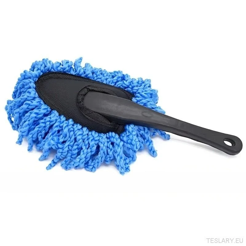 Plumeau de voiture en microfibre ultra-fine avec manche noir - Idéal pour nettoyer et dépoussiérer les appareils électroniques et les véhicules, Outil de nettoyage électronique | Manche ergonomique | Microfibre durable