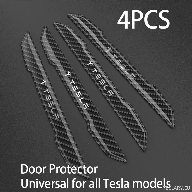 Tesla Model Protection de porte 3 Y, autocollant anti-rayures avec logo