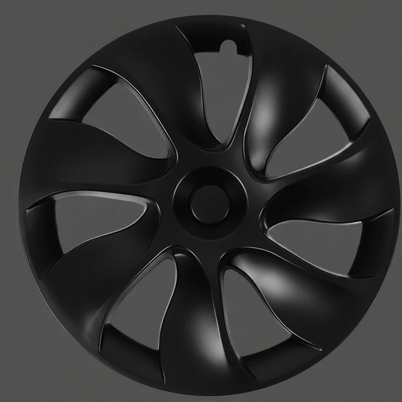Enjoliveurs de voiture ABS noir mat, design symétrique pour Tesla Model Roues Y de 19 pouces, pour Model Amélioration Y | Jantes de voiture modernes | Plastique haute résistance