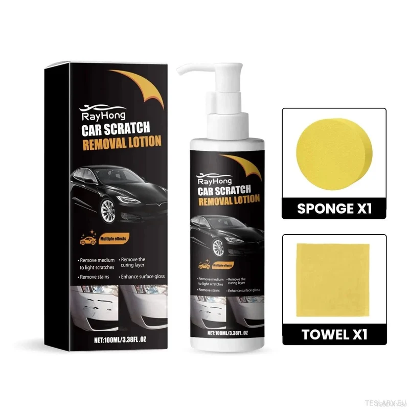 Lotion pour l'entretien de la peinture automobile, kit d'entretien de la peinture, réparation et polissage pour Tesla et autres véhicules électriques
