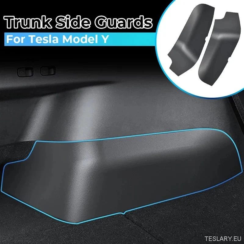 Tesla Model Protections latérales de coffre arrière en Y - Protection TPE de qualité supérieure