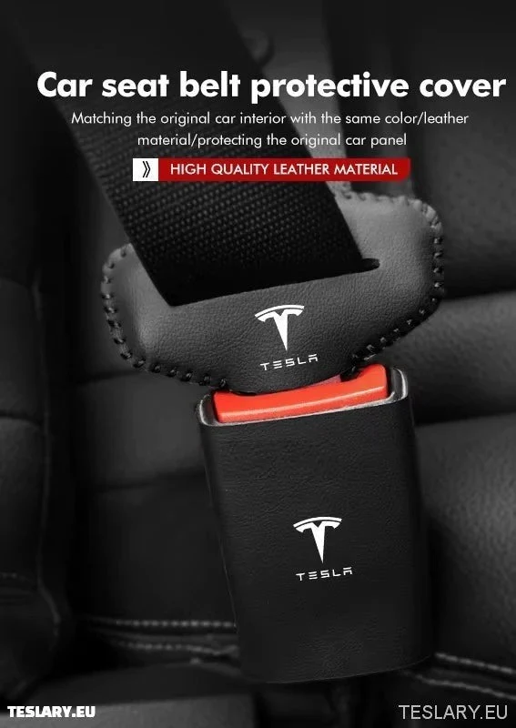 Tesla Model 3 Protections anti-rayures pour boucles de ceinture de sécurité de voiture YSX avec logo Tesla