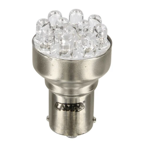 Pilot 12V Lampada Multi-Led 11 Led - (P21W) - BA15s - 1 pz - Scatola - Rosso