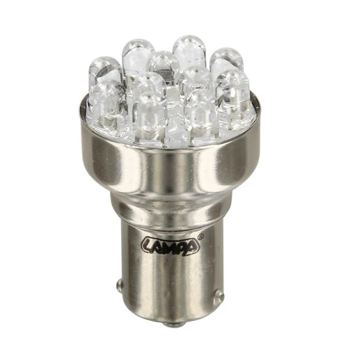 Pilot 12V Lampada Multi-Led 11 Led - (PY21W) - BAU15s - 1 pz - Scatola - Arancio