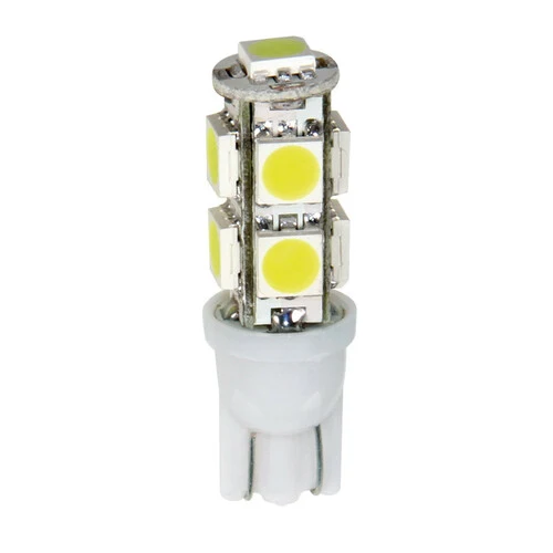 Pilot 12V Hyper-Led 27 9 SMD x 3 chips T10 W2,1x9,5d 2 pz Bianco