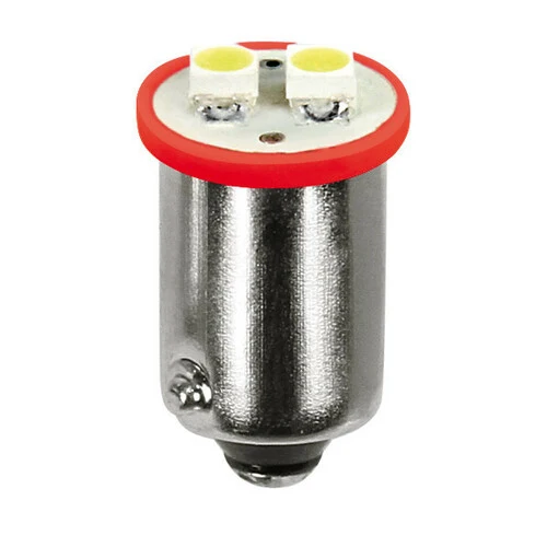 Pilot 12V Hyper-Led 6 - 2 SMD x 3 chips - BA9s - 2 pz - D/Blister - Rosso
