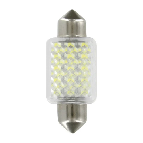 Pilot 12V Hyper-Led 27 27 SMD x 1 chips 15x35 mm SV8,5-8 1 pz Bianco