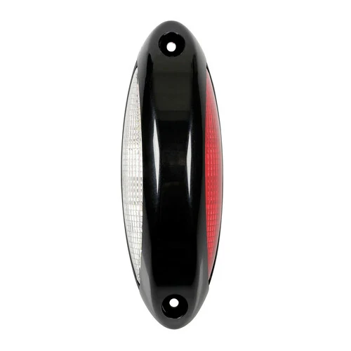 Lampa Luce supplementare a 4 Led bianco/rosso, 9/32V - Scocca nero 41477