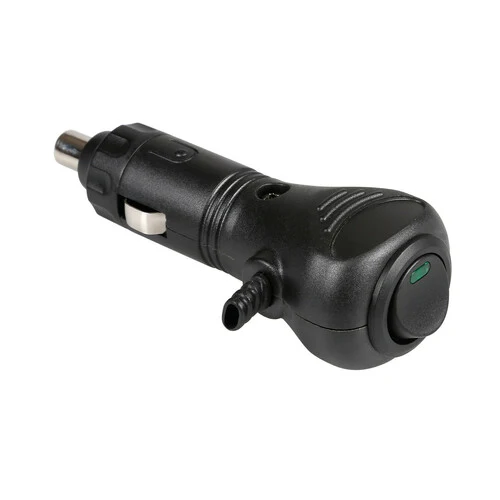 Lampa Spinotto per presa accendisigari con ingresso cavo laterale, 12/24V 39003