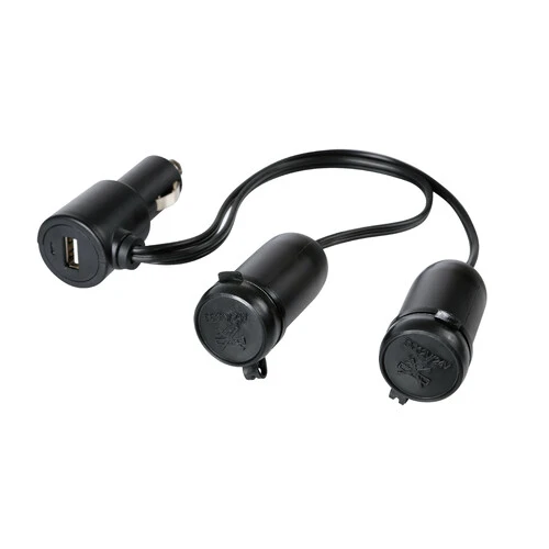 Lampa Presa corrente doppia con USB - 12/24V 38966