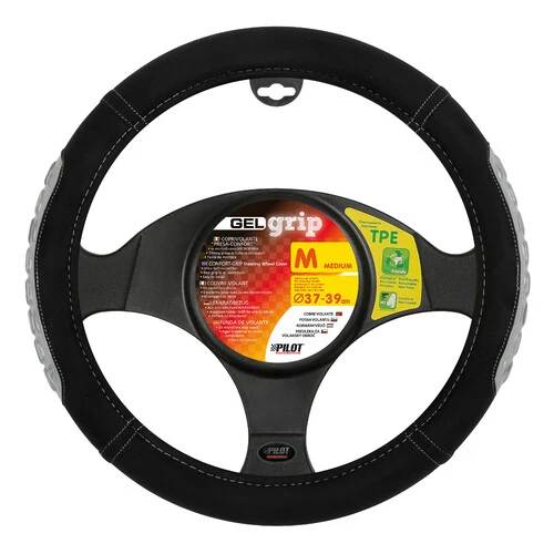 Pilot Gel Grip, coprivolante in microfibra - M - 37/39 cm - Grigio