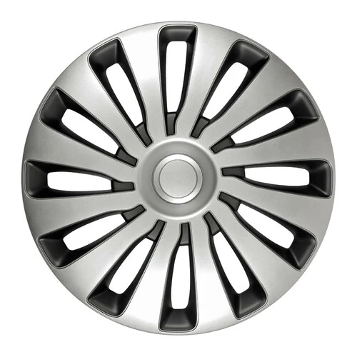Pilot Copricerchi auto 4 pz - verniciati Tech-One Sepang Silver & Black - 14"