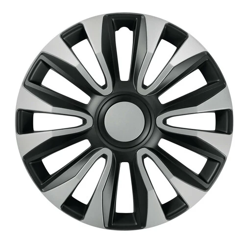 Pilot Copricerchi auto 4 pz - verniciati Tech-One Avalone Silver & Black - 16"