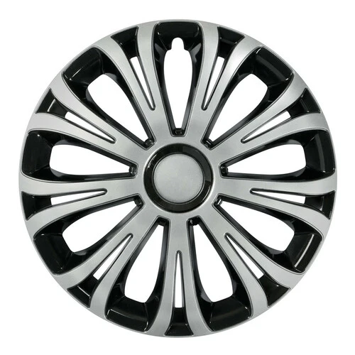 Pilot Copricerchi auto 4 pz - verniciati Tech-One Avera Silver & Black - 14"
