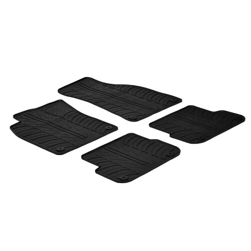 Tappetini gomma Audi A6 4p 09/04>03/11 A6 Allroad 06/06>02/12 Avant 03/05>08/11 24379