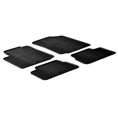 Set tappeti gomma Citroen C3 (05/02>10/09) Citroen C3 Classic (11/09>12/10) 24332