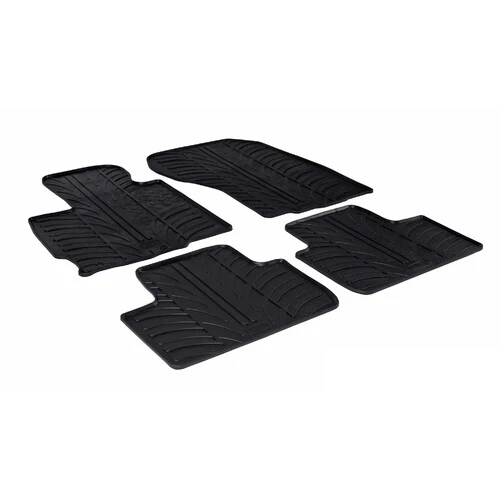 Set tappeti gomma Citroen C4 Aircross (04/12>12/17) Mitsubishi ASX (07/10>12/12) 24609