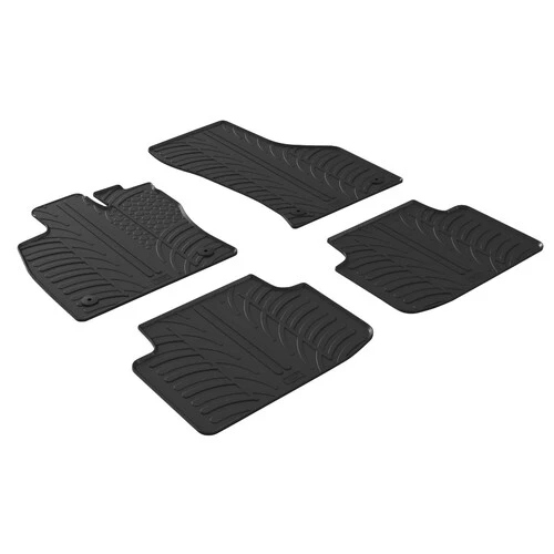 Tappetini gomma Volkswagen Passat 4p 12/14>10/20 automatico Alltrack 10/15> 24481