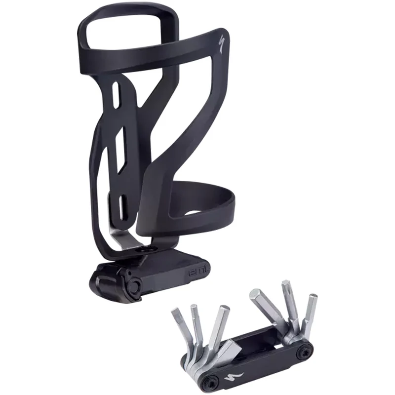 Portaborraccia Specialized Zee Cage 2 Destra con multitool - Nero
